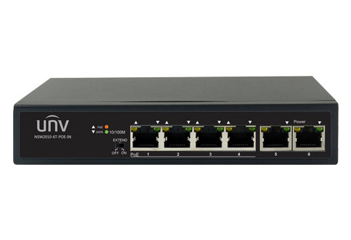 Uniview® UNV 6-Port PoE Network Transmission Switch